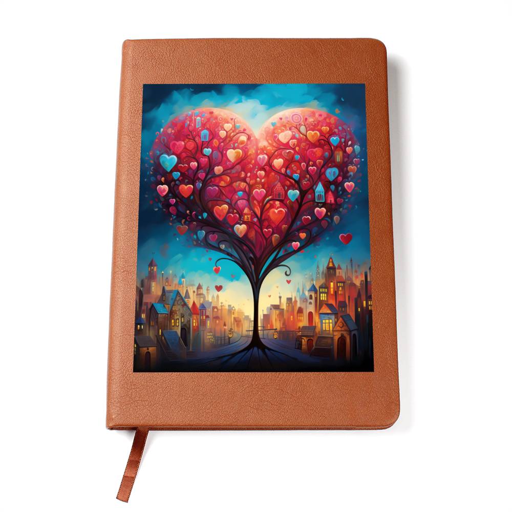 Valentine's Day Art 125 - Vegan Leather Journal