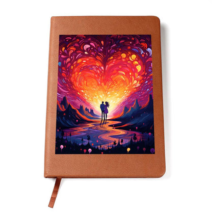 Valentine's Day Art 398 - Vegan Leather Journal