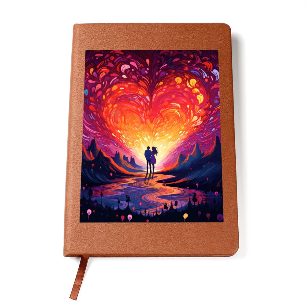 Valentine's Day Art 398 - Vegan Leather Journal