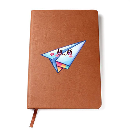 Cute Back to School Sticker 045 - Vegan Leather Journal