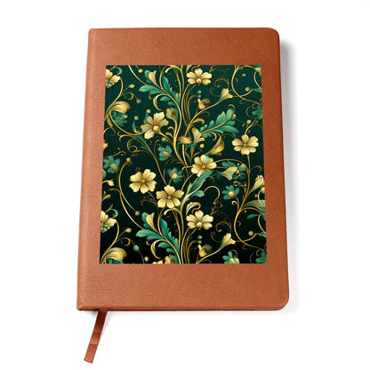 Ornate Gold Cover 083 - Vegan Leather Journal