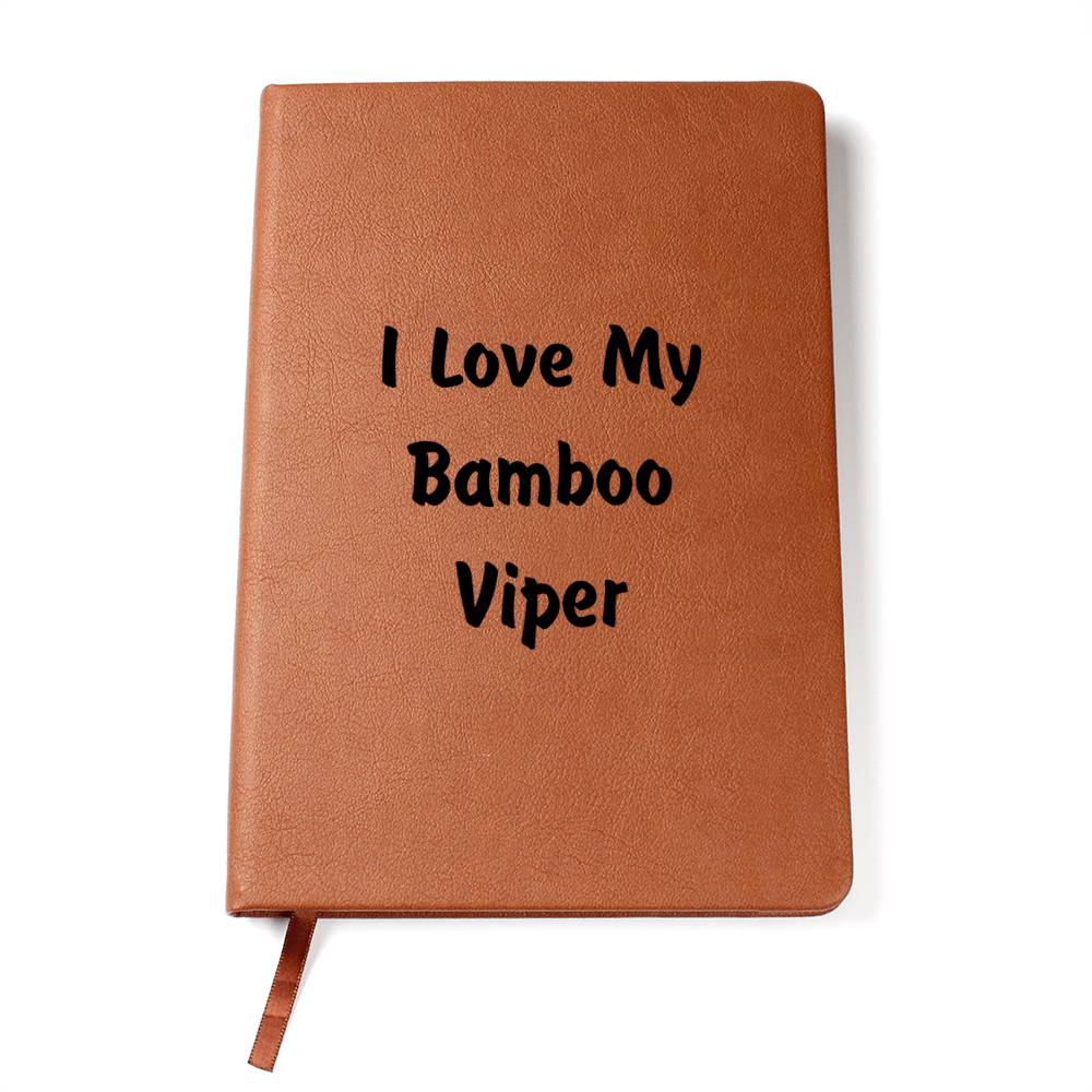 Love My Bamboo Viper - Vegan Leather Journal