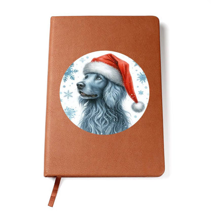 Christmas Dog - Blue Lacy - Vegan Leather Journal