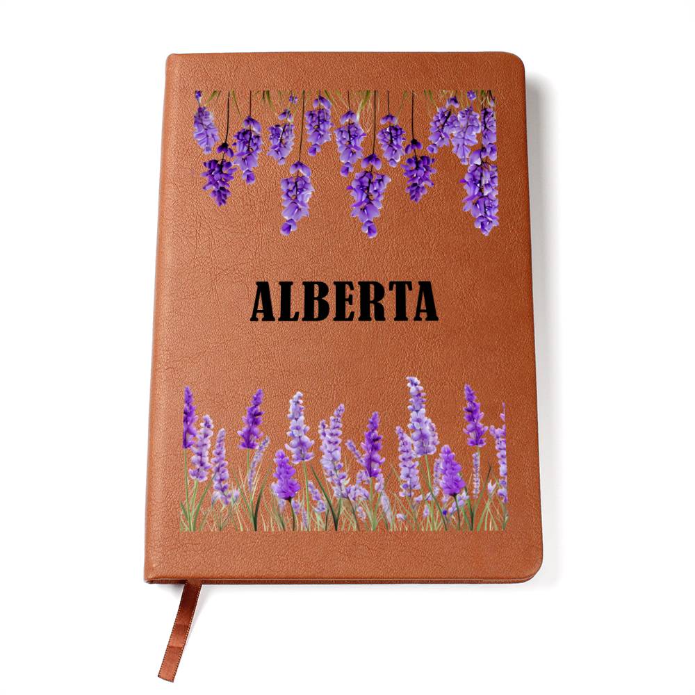 Alberta (Lavender) - Vegan Leather Journal