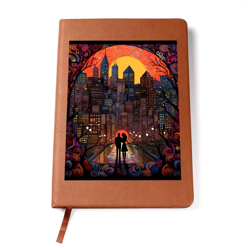 Valentine's Day Art 432 - Vegan Leather Journal