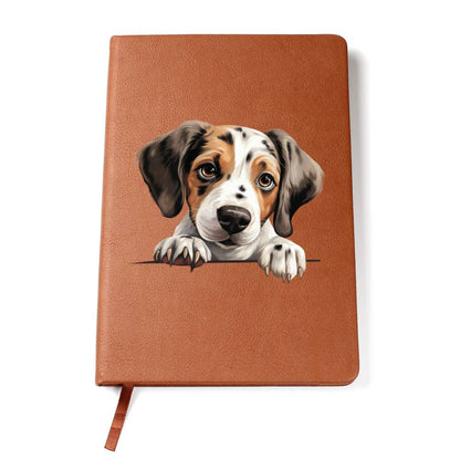 Pointer Peeking - Vegan Leather Journal