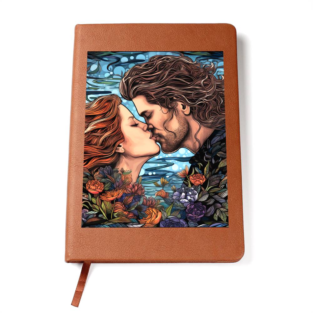 Valentine's Day Art 348 - Vegan Leather Journal