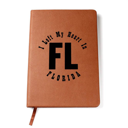 Heart In Florida v01 - Vegan Leather Journal