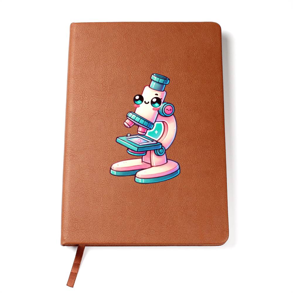 Cute Back to School Sticker 078 - Vegan Leather Journal
