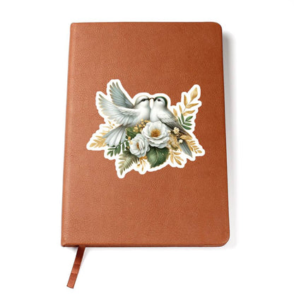 Luxury Wedding Decor Sticker 090 - Vegan Leather Journal