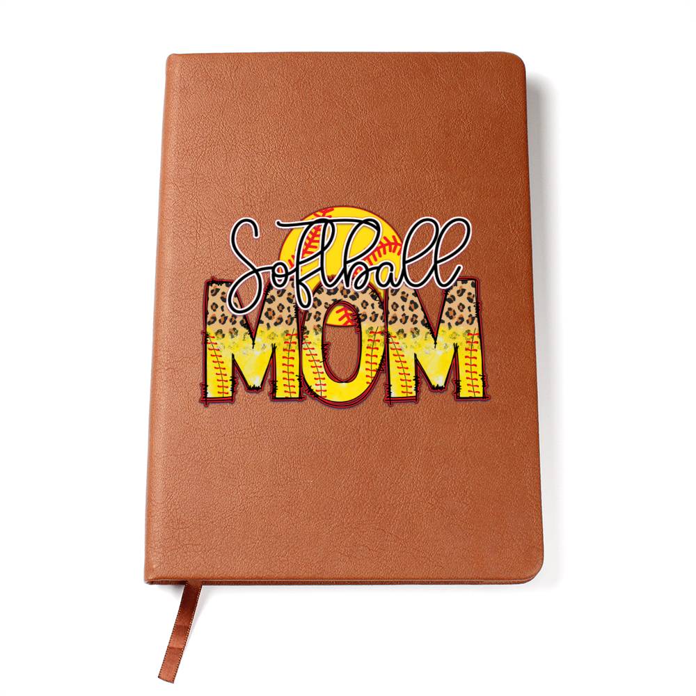 Softball Mom v2 - Vegan Leather Journal