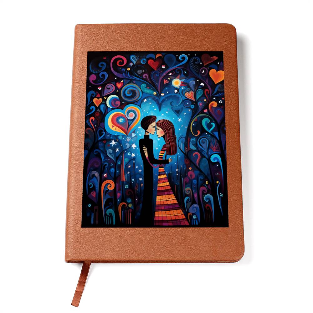 Valentine's Day Art 190 - Vegan Leather Journal