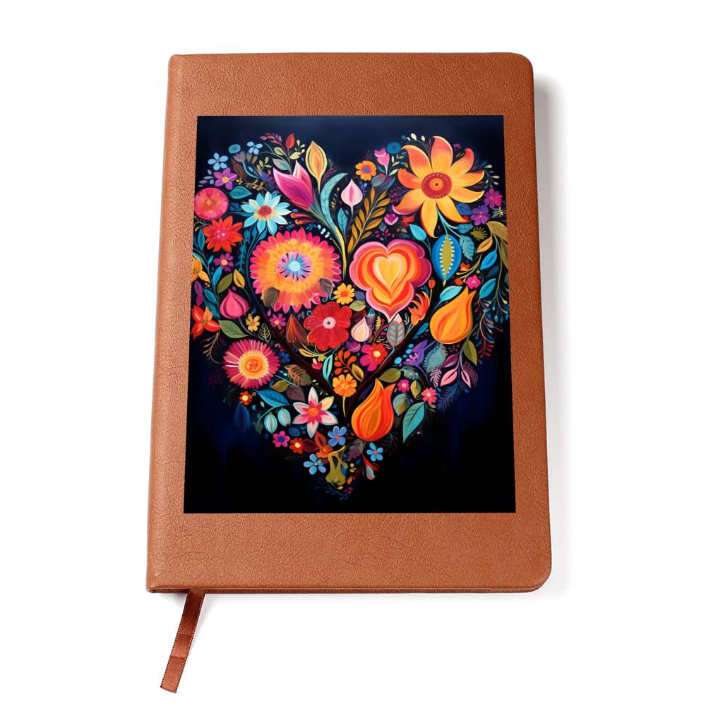 Valentine's Day Art 009 - Vegan Leather Journal
