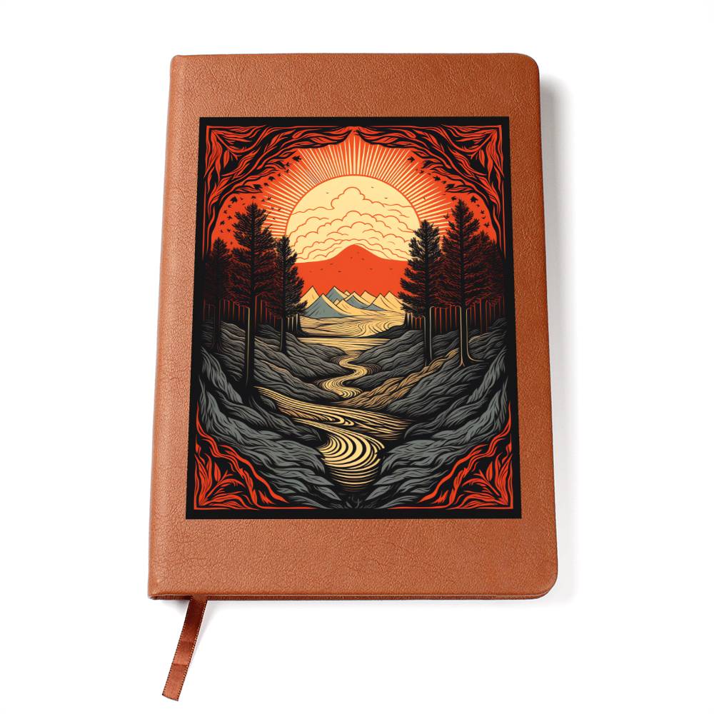 Minimalist BOHO Art 103 - Vegan Leather Journal