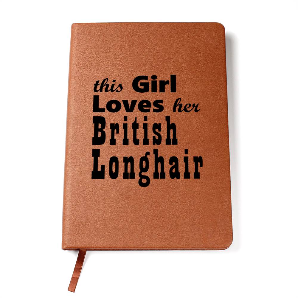 British Longhair - Vegan Leather Journal