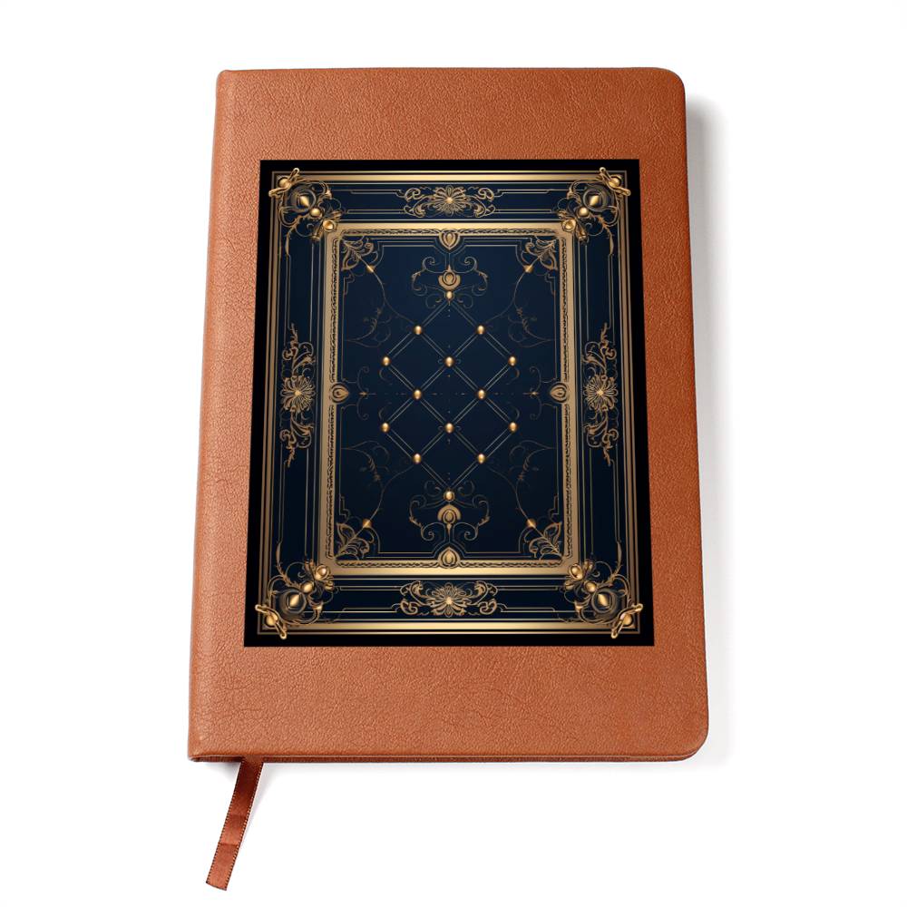Ornate Gold Cover 100 - Vegan Leather Journal