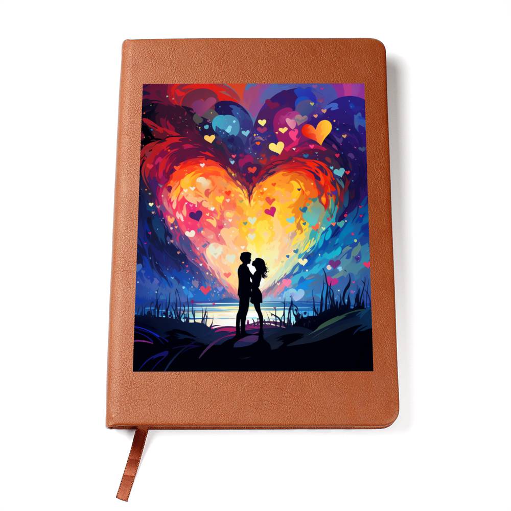 Valentine's Day Art 102 - Vegan Leather Journal