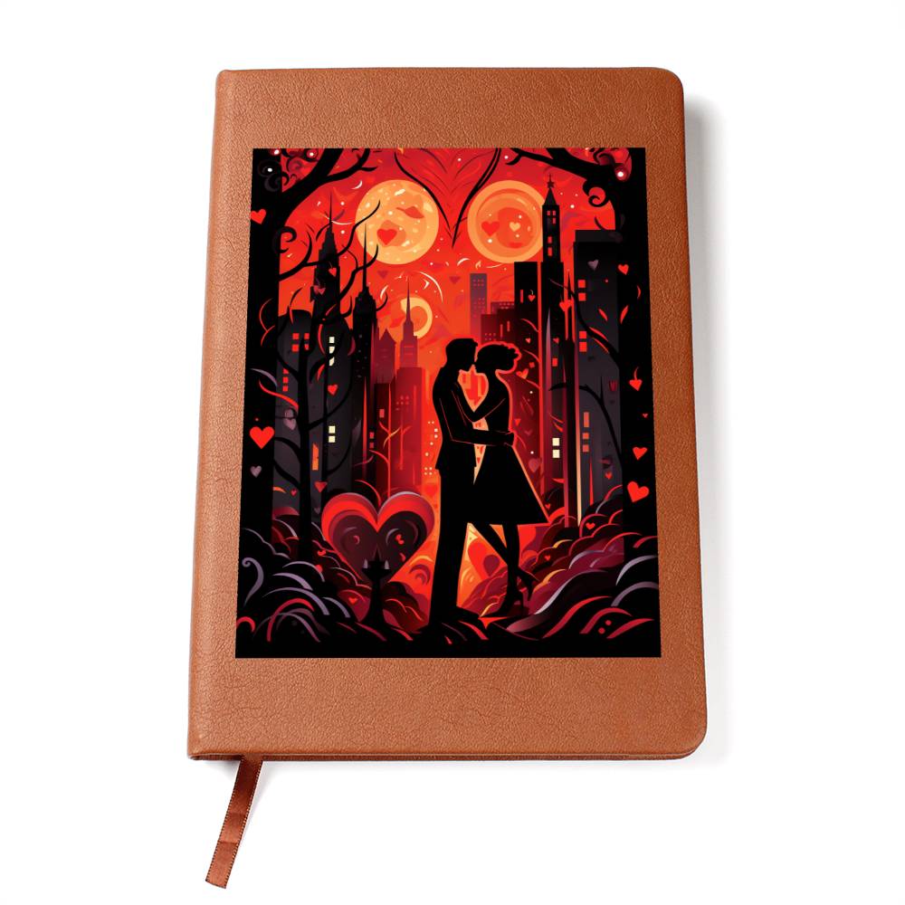 Valentine's Day Art 443 - Vegan Leather Journal