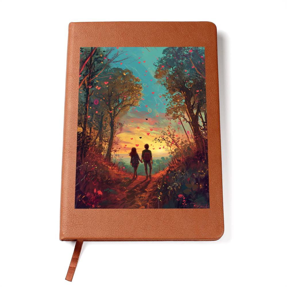 Valentine's Day Art 391 - Vegan Leather Journal