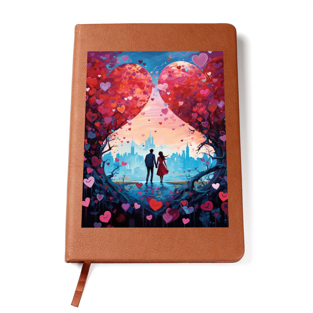 Valentine's Day Art 109 - Vegan Leather Journal