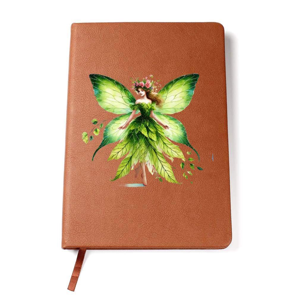 Magical Nature Forest Fairy 22 - Vegan Leather Journal