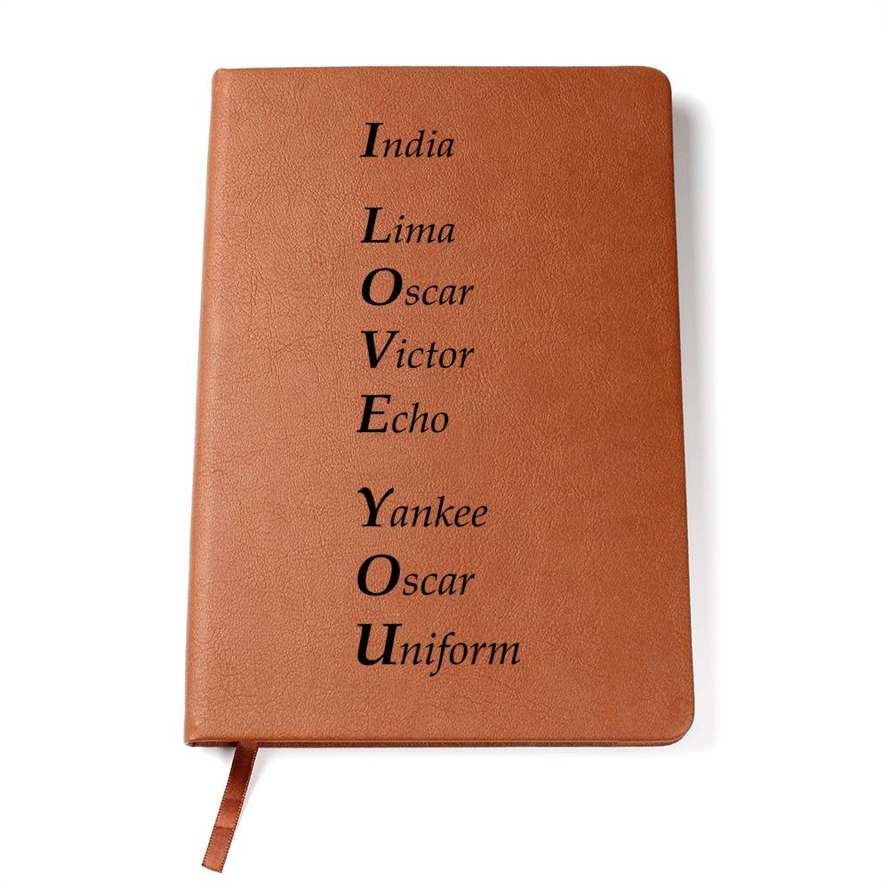 I Love You - Vegan Leather Journal