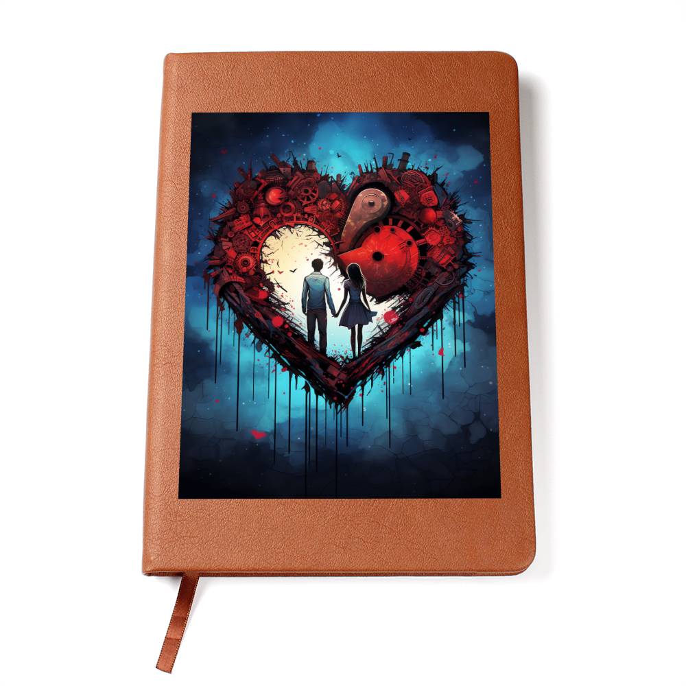 Valentine's Day Art 059 - Vegan Leather Journal