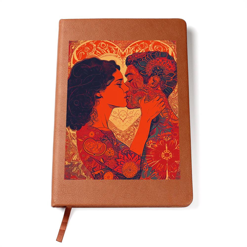 Valentine's Day Art 093 - Vegan Leather Journal
