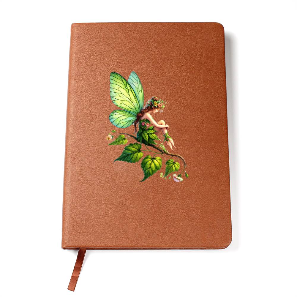Magical Nature Forest Fairy 09 - Vegan Leather Journal