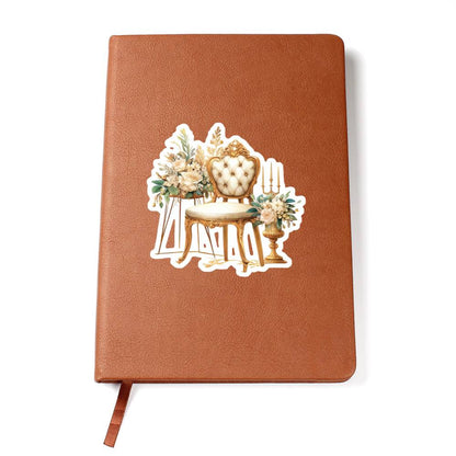 Luxury Wedding Decor Sticker 007 - Vegan Leather Journal