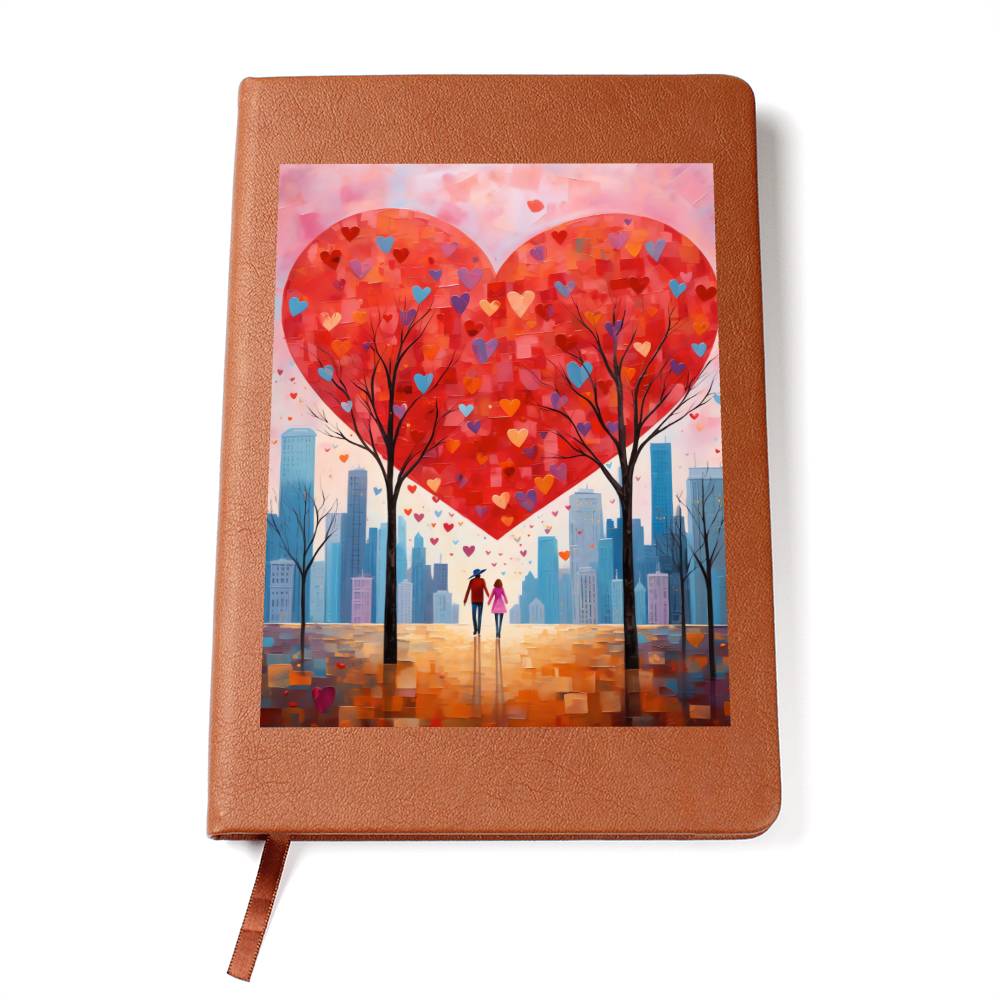 Valentine's Day Art 249 - Vegan Leather Journal