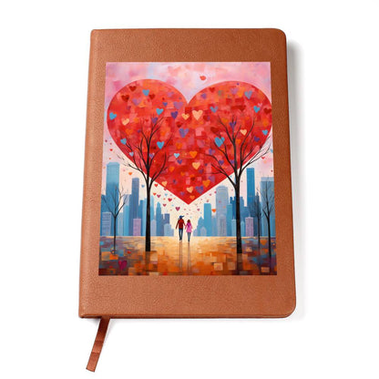 Valentine's Day Art 249 - Vegan Leather Journal