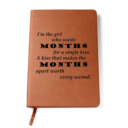 A Single Kiss - Vegan Leather Journal