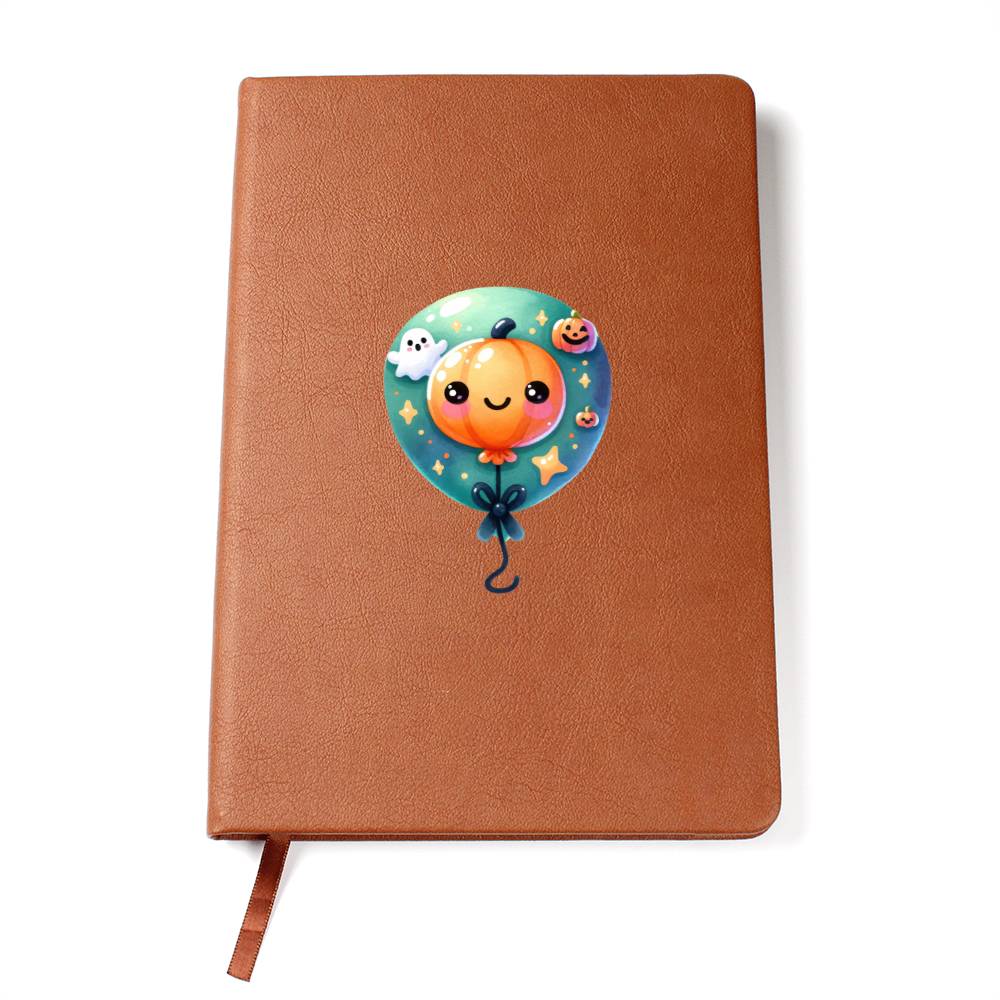 Cute Halloween Sticker 107 - Vegan Leather Journal