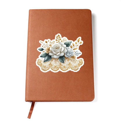 Luxury Wedding Decor Sticker 044 - Vegan Leather Journal