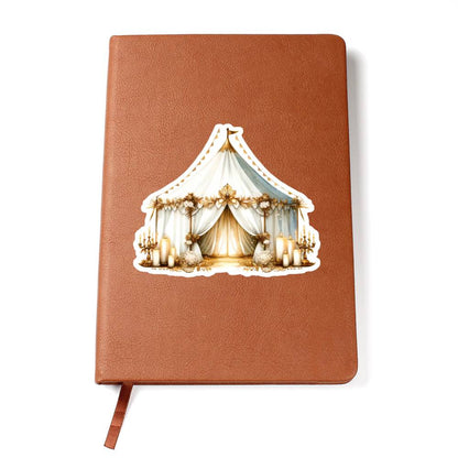 Luxury Wedding Decor Sticker 038 - Vegan Leather Journal