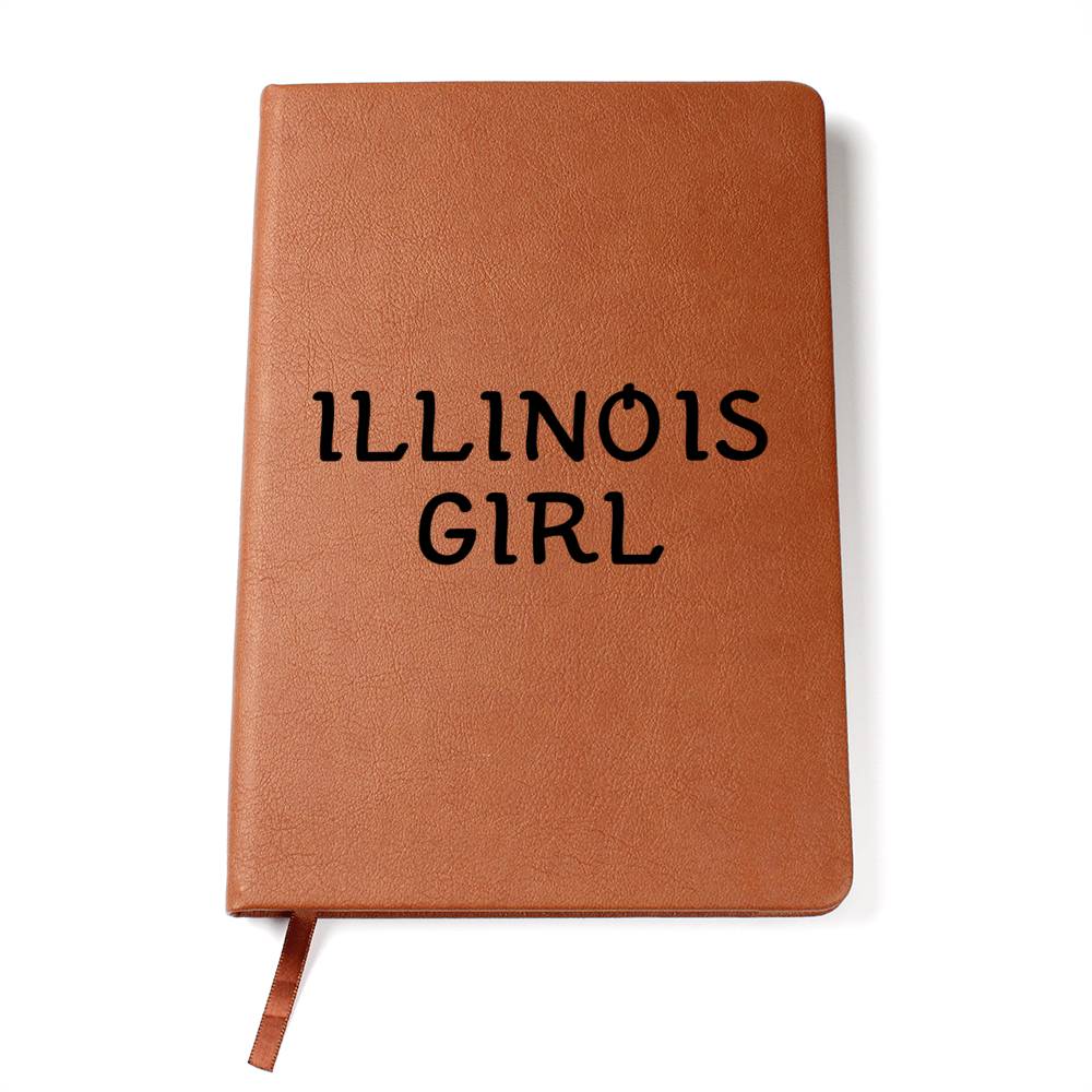 Illinois Girl - Vegan Leather Journal