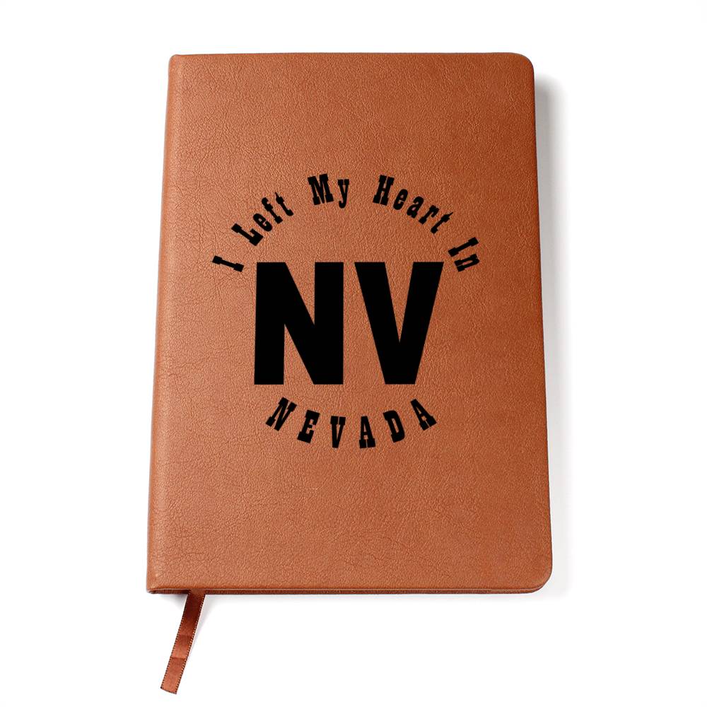 Heart In Nevada v01 - Vegan Leather Journal