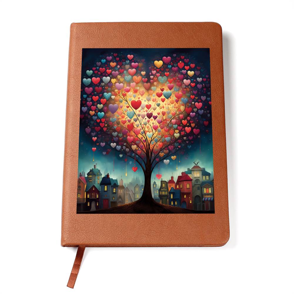 Valentine's Day Art 327 - Vegan Leather Journal