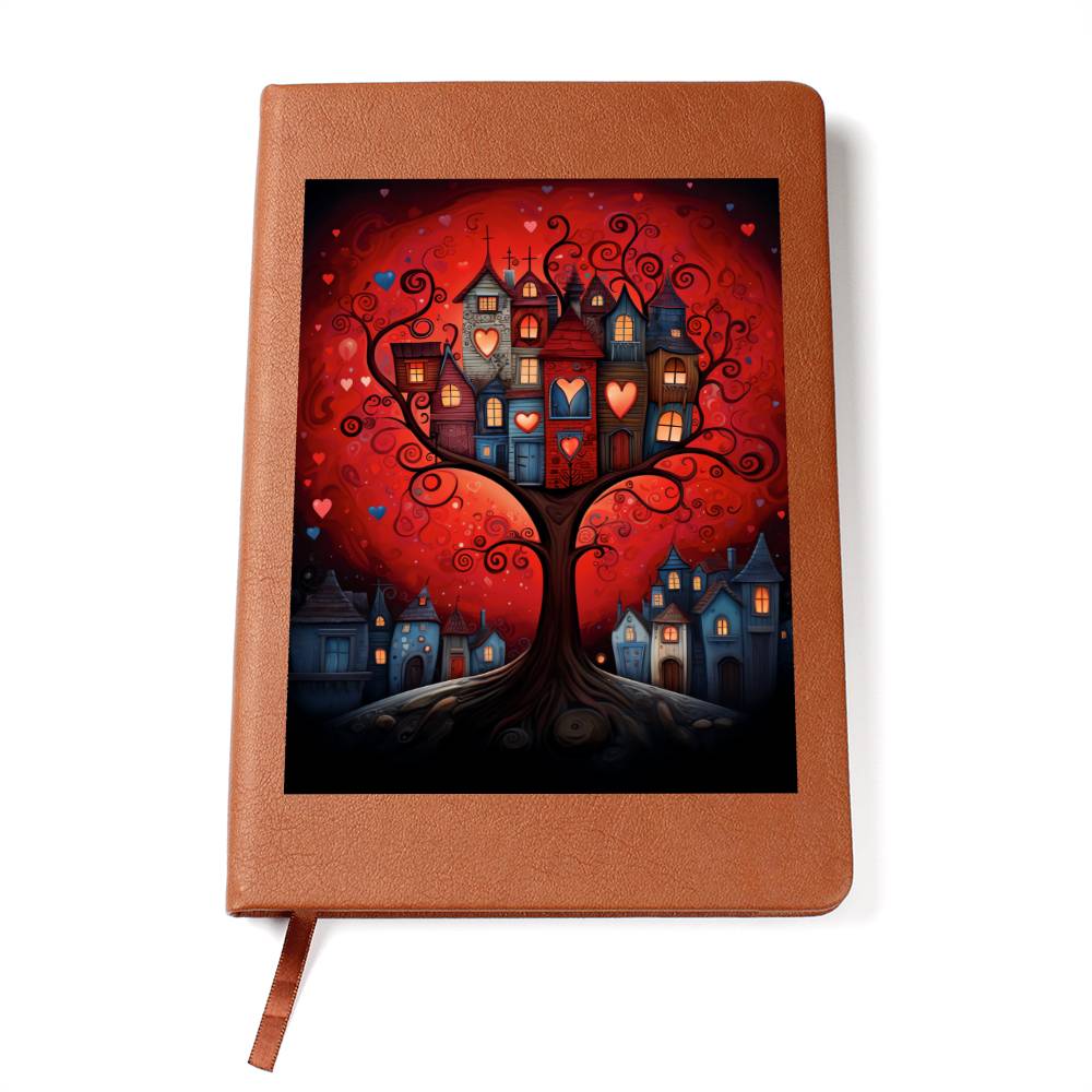Valentine's Day Art 191 - Vegan Leather Journal