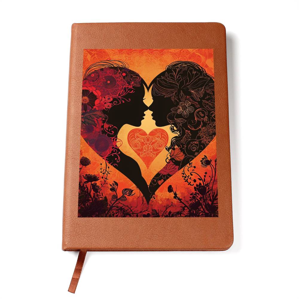 Valentine's Day Art 095 - Vegan Leather Journal