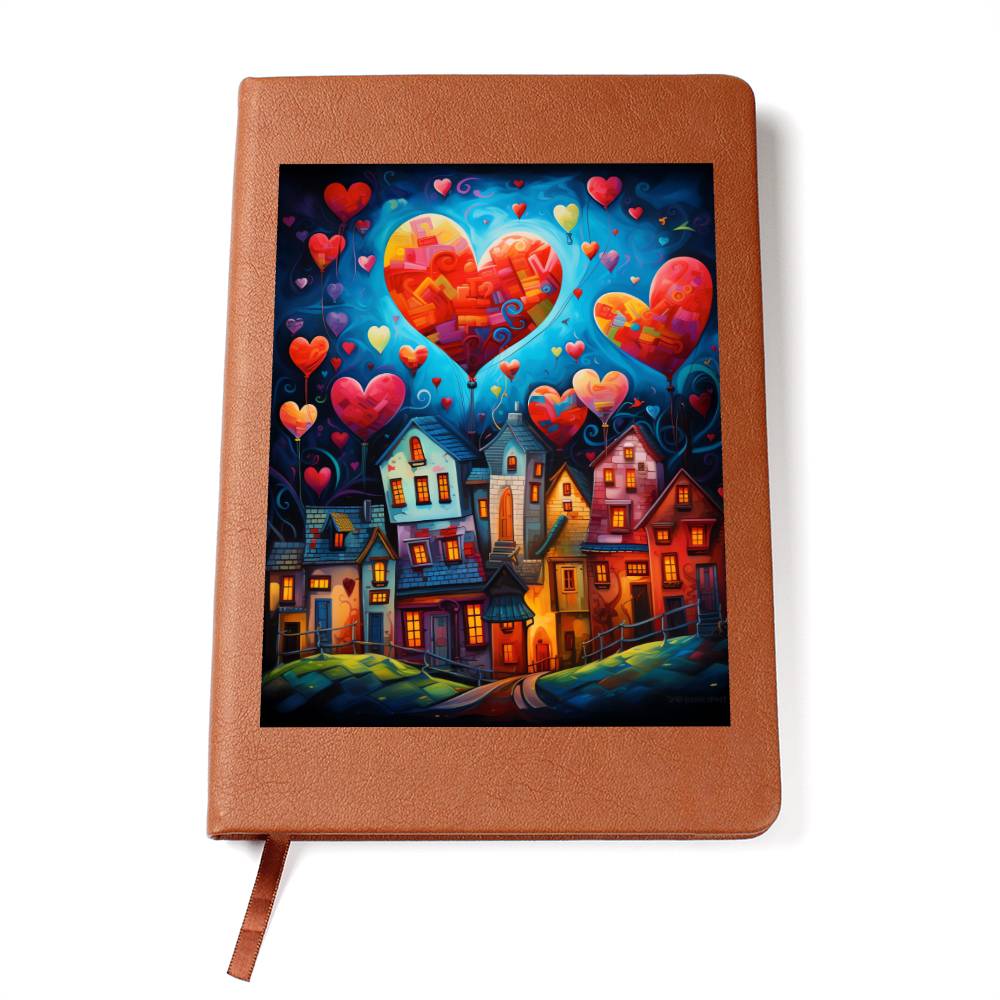 Valentine's Day Art 446 - Vegan Leather Journal