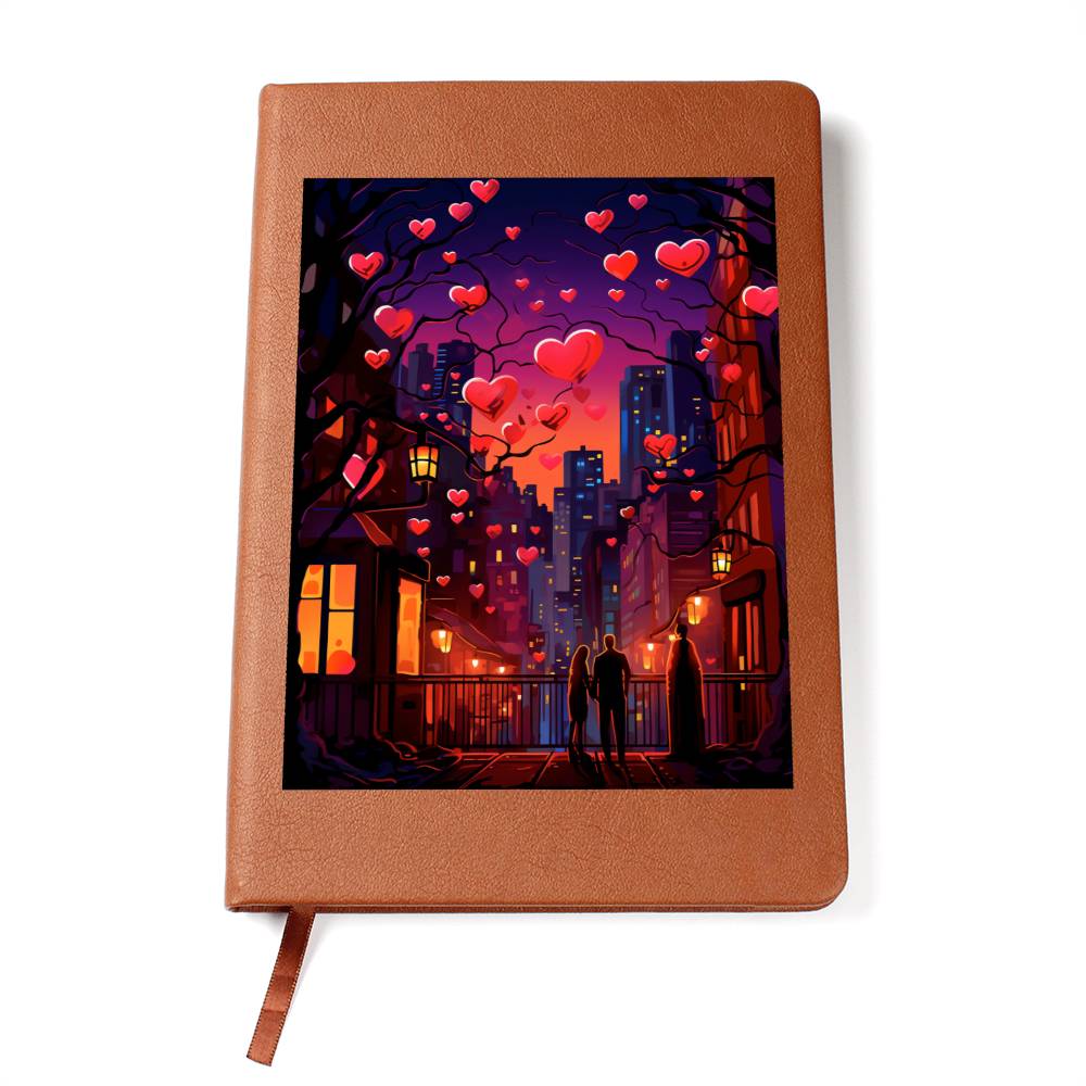Valentine's Day Art 384 - Vegan Leather Journal