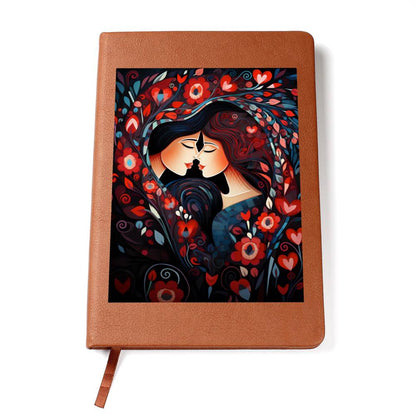 Valentine's Day Art 219 - Vegan Leather Journal