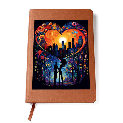 Valentine's Day Art 277 - Vegan Leather Journal