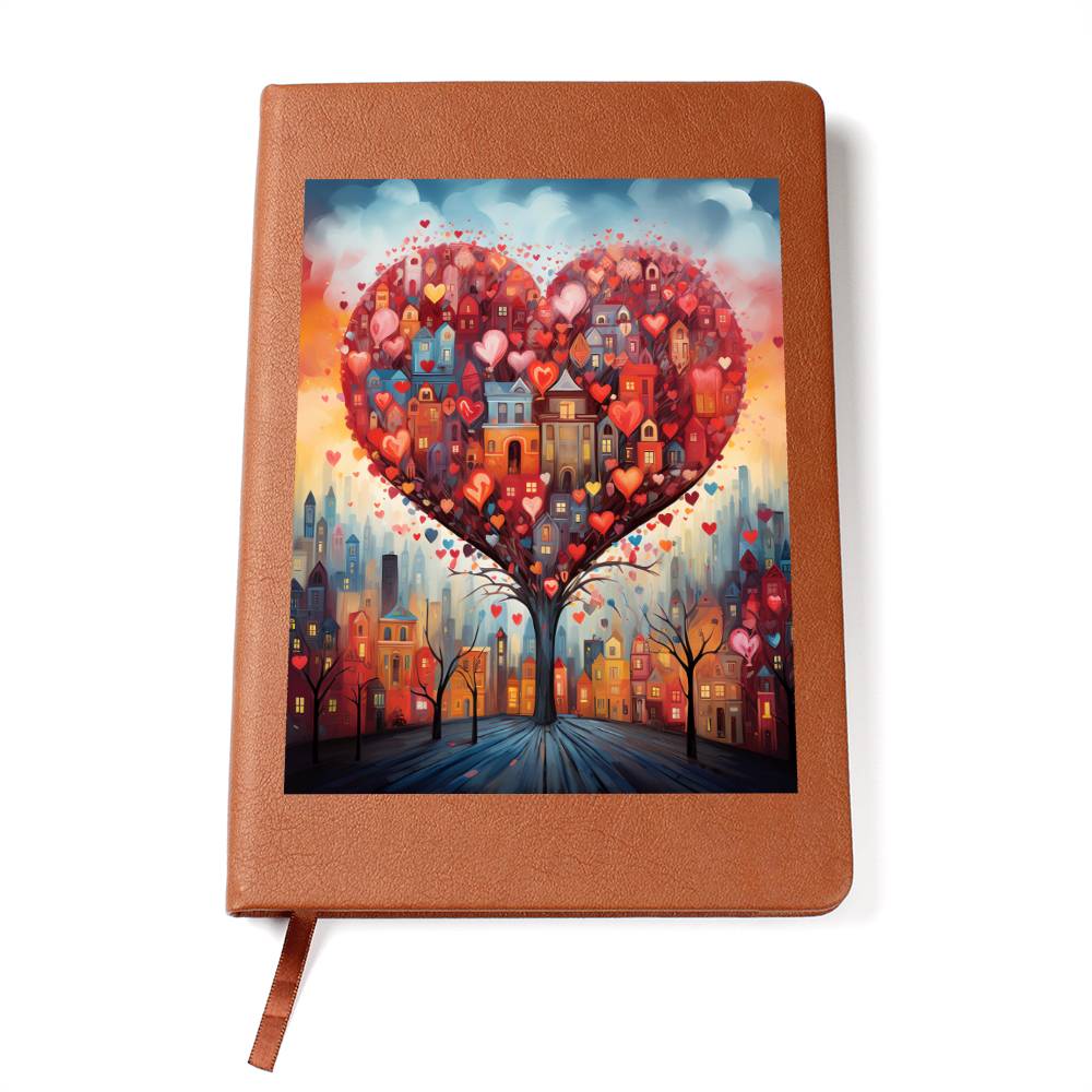 Valentine's Day Art 244 - Vegan Leather Journal