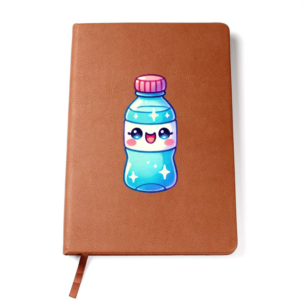 Cute Back to School Sticker 096 - Vegan Leather Journal
