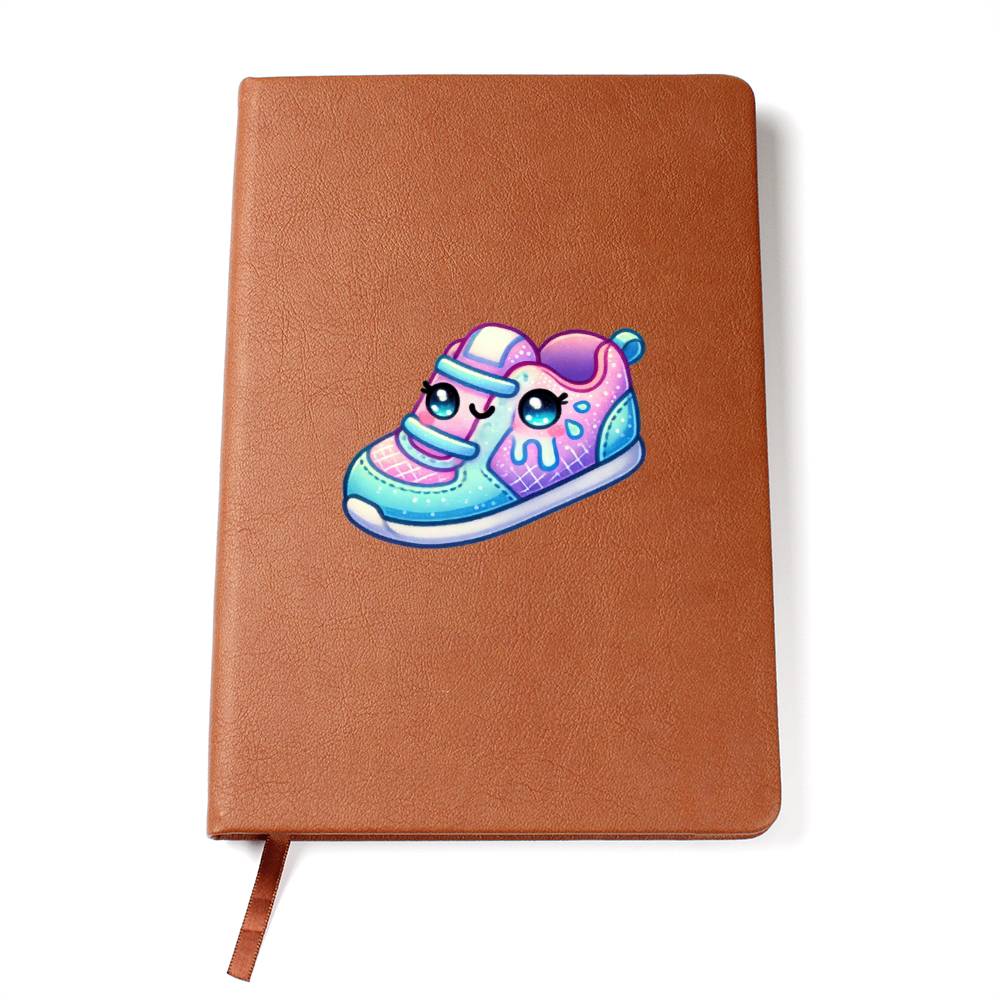 Cute Back to School Sticker 067 - Vegan Leather Journal