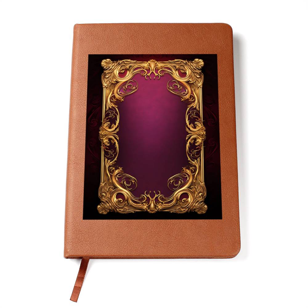 Ornate Gold Cover 109 - Vegan Leather Journal