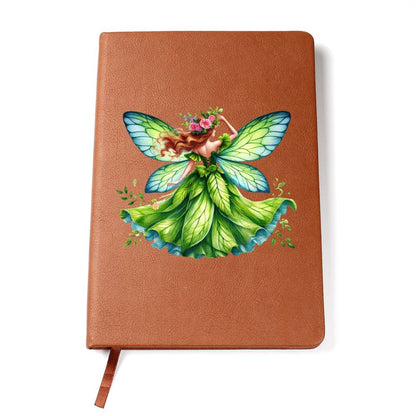 Magical Nature Forest Fairy 12 - Vegan Leather Journal
